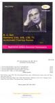 Gunther Ramin performs cantatas J. S. Bach ##144, 106, 138, 72 (recording 1947-1952.)